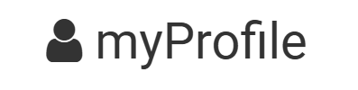 My Profile Button